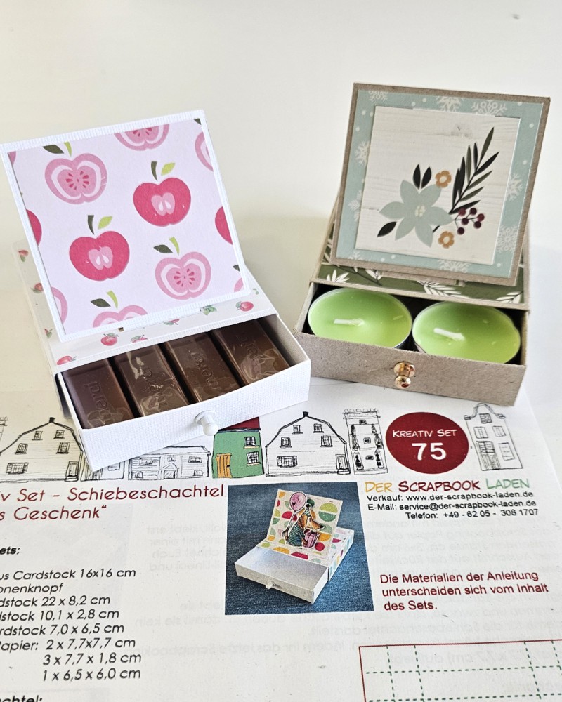 Kreativ Set 75 - Schiebeschachtel "kleines Geschen